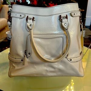Gorgeous white patent leather bag Cole Haan, high quality in perfect condition